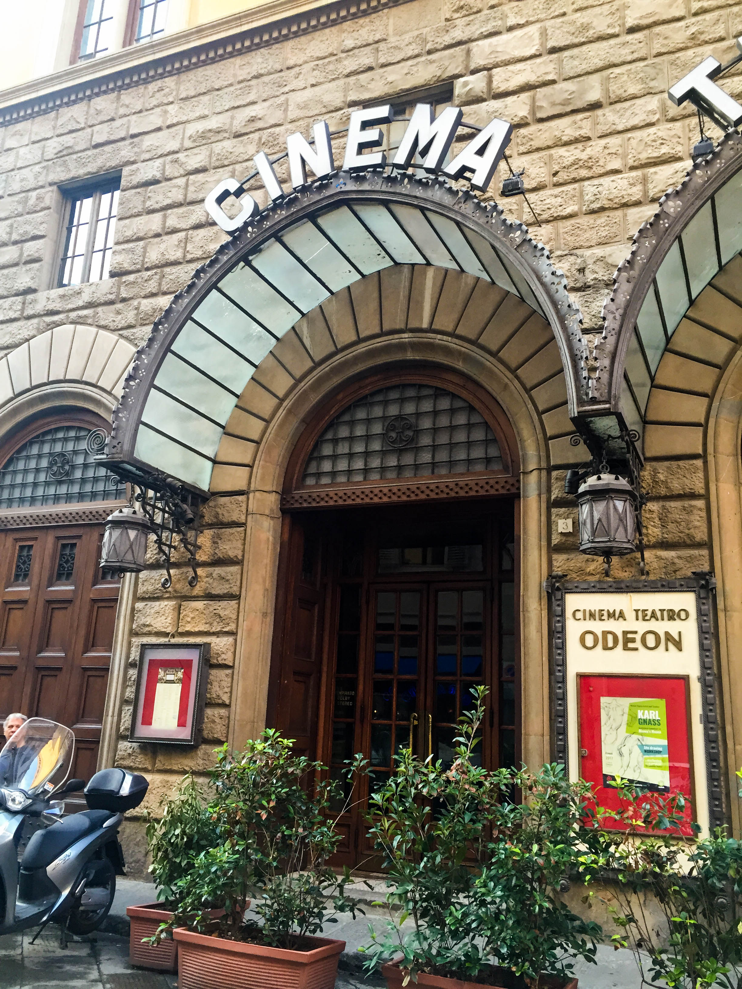 Karl's full day workshop to students of Nemo Academy of Digital Arts at The Cinema Teatro Odeon in Florence, Italy