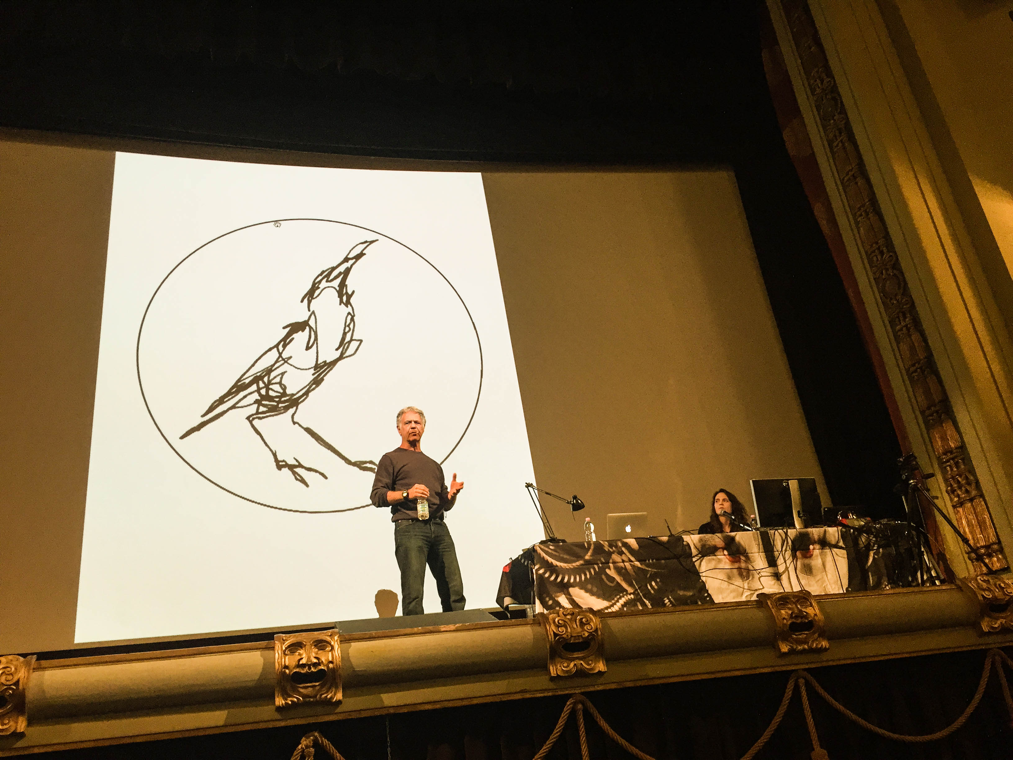 Karl's full day workshop to students of Nemo Academy of Digital Arts at The Cinema Teatro Odeon in Florence, Italy