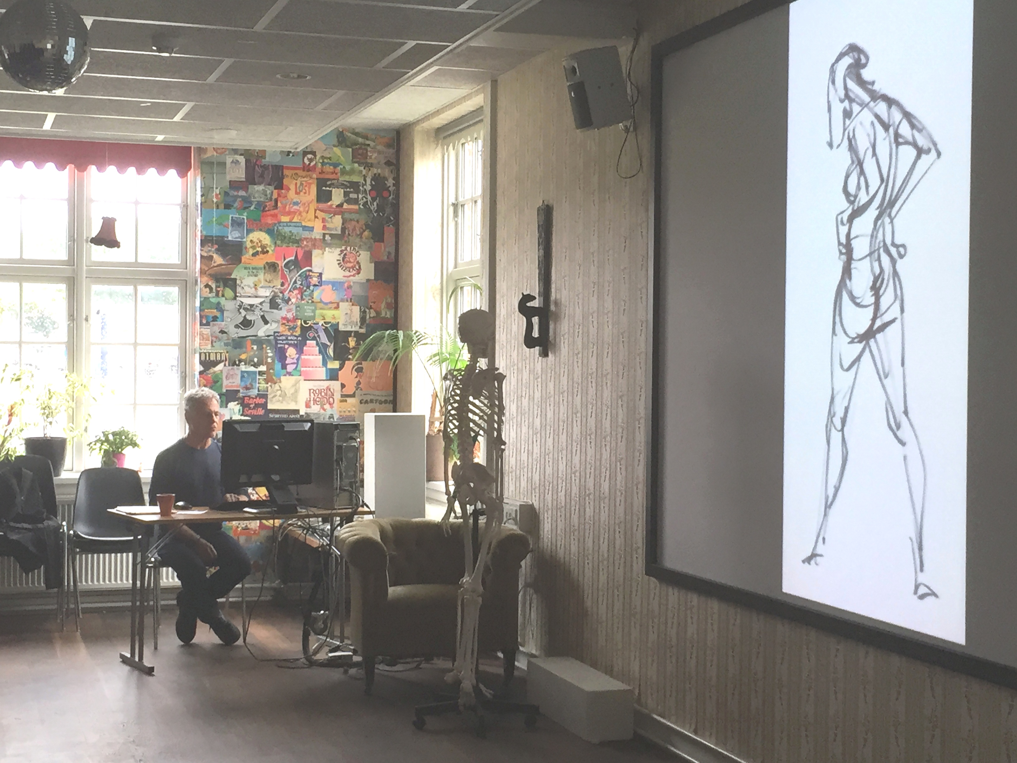 Karl's full day workshop to animators at Norlum Studio in Viborg, Denmark