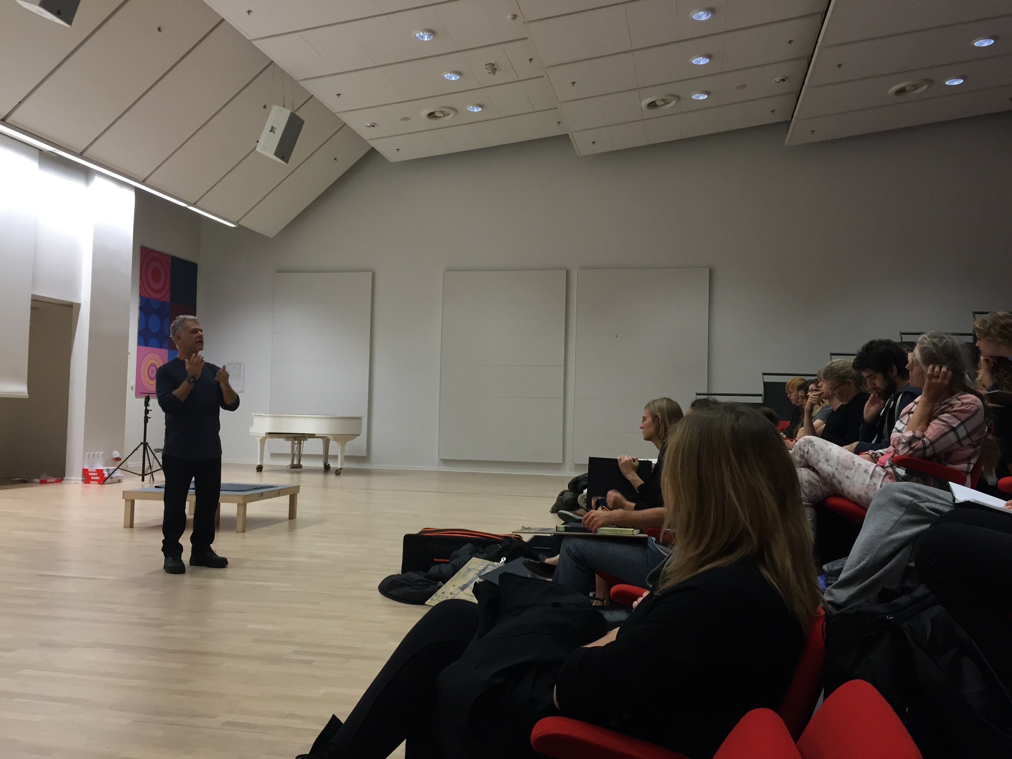 Karl's full day workshop to animation students at The Animation Workshop in Viborg, Denmark